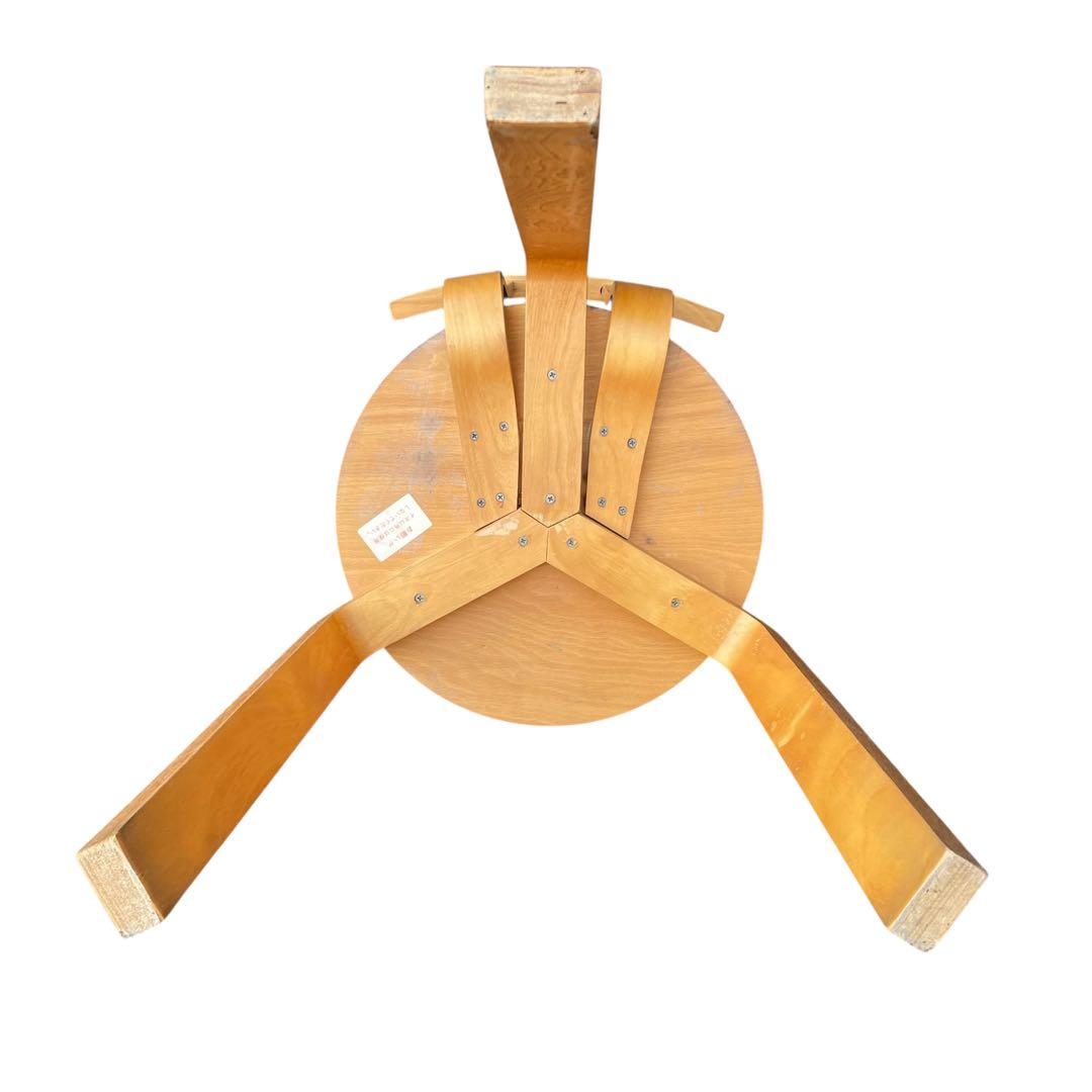 レトロ ヴィンテージ アンティーク チェア アルテック風 曲げ木 清掃 磨き