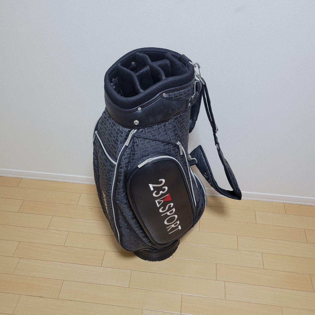 23区GOLF キャディバッグ ゴルフバッグ ブラック