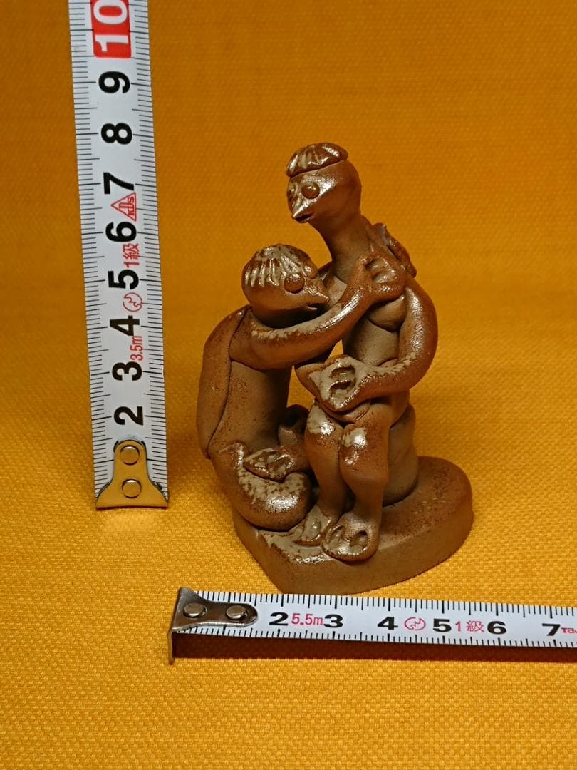 人形　カッパ　河童　陶器　オブジェ　置物　インテリア　工芸品　美術品　A1386