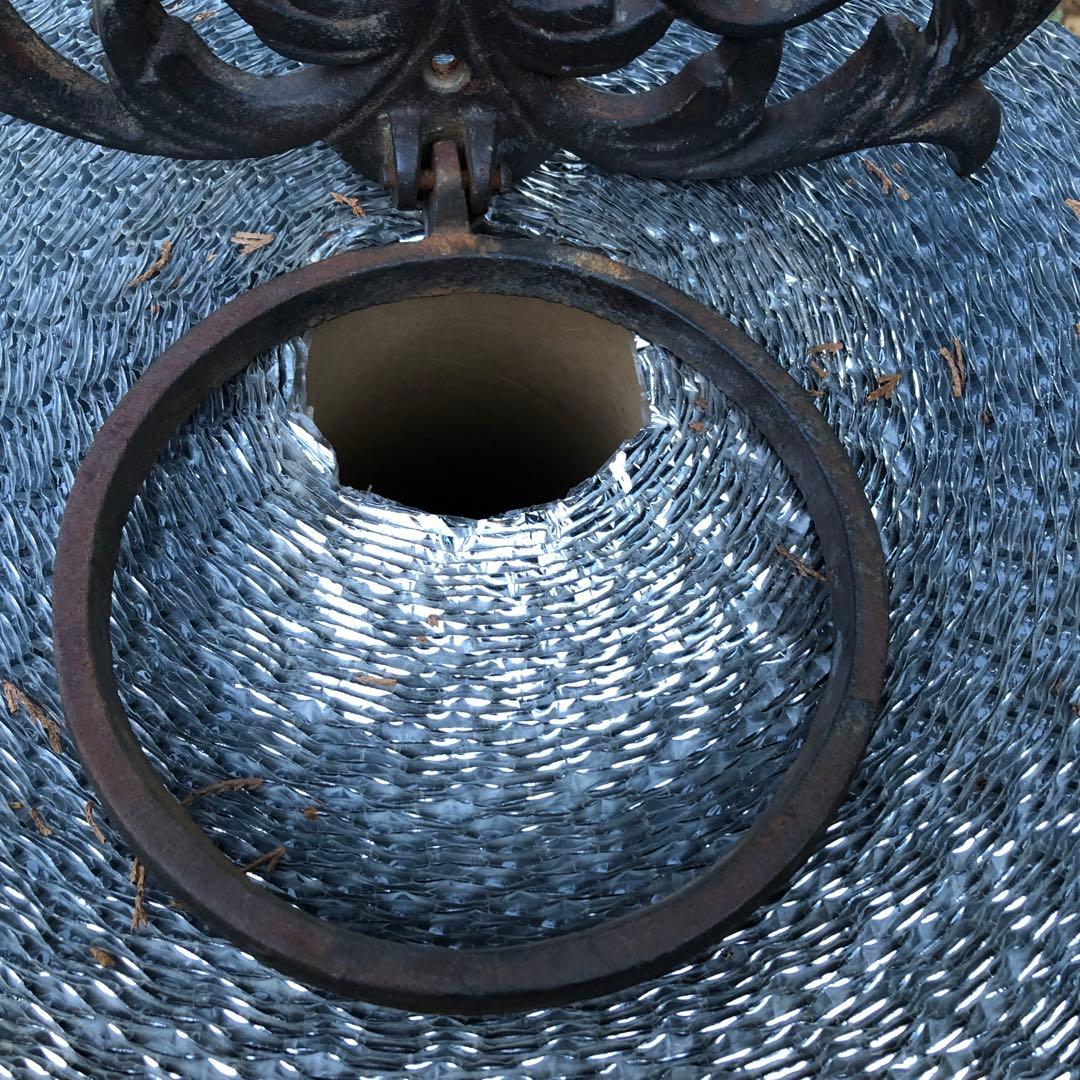 《ひだ41229》鉄製　タオル掛け　プランターホルダー アンティーク　ビンテージ