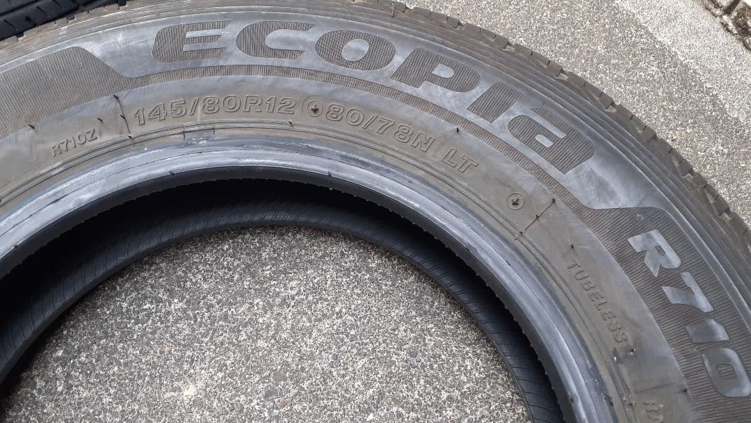 ま*マ様 24年 BRIDGESTONE ECOPIA R710 145/80R