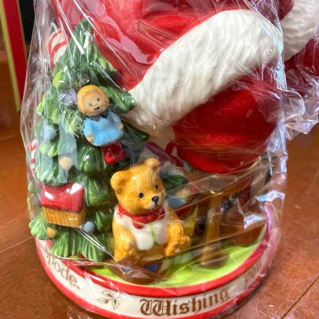 Spode クリスマスツリー サンタクロース クッキージャー　新品