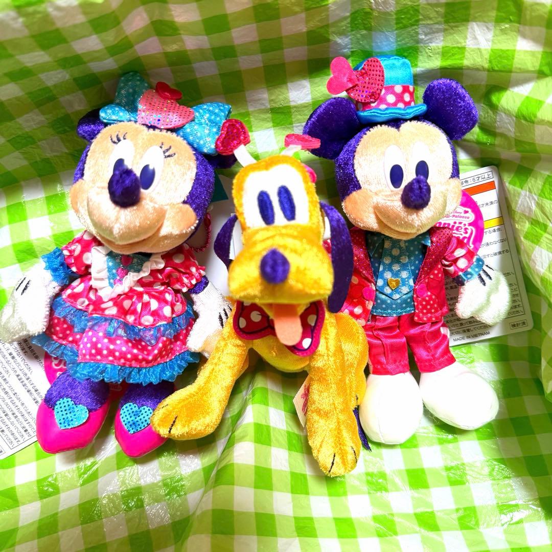 ミニーのファンダーランド　ぬいぐるみバッジセット