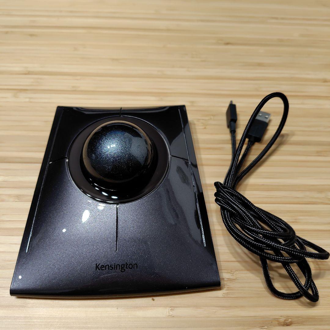Kensington トラックボール マウスK72085JP　大玉　グレー