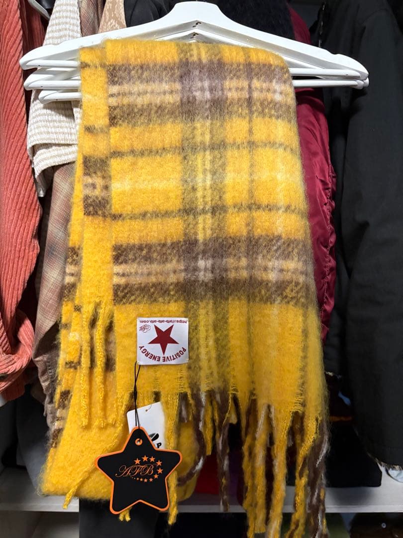 小物 AFB FLUFFY BIG MUFFLER