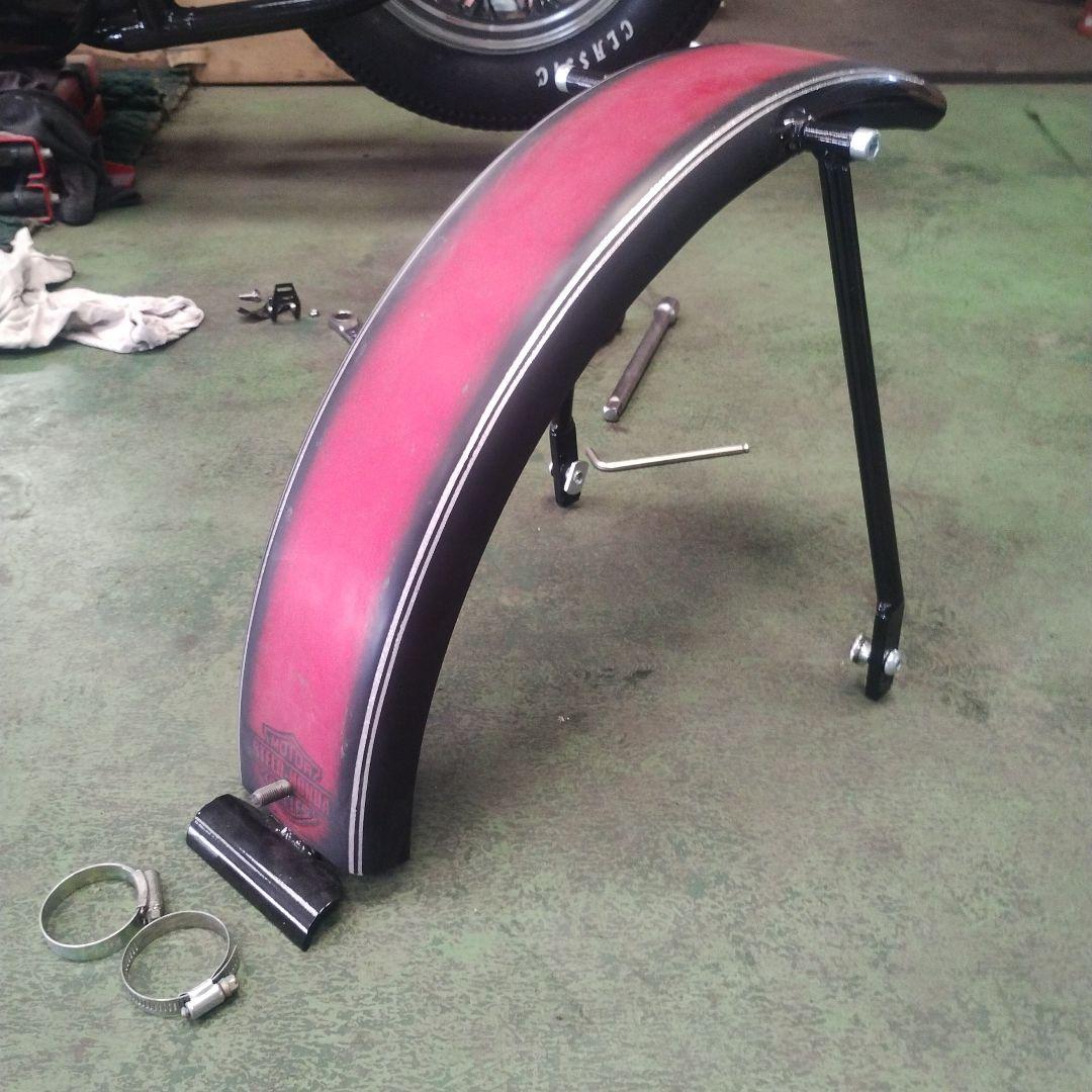 スティード400 パンダロケット製フラットフェンダー(長さ特注品)