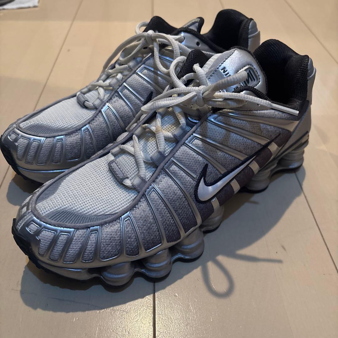 Nike Shox TL シルバー　ホワイト　28センチ