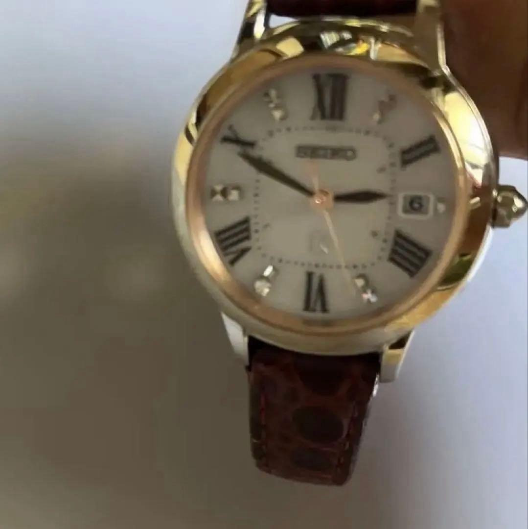 専用　 SEIKO ルキア 腕時計 1B22-0CK 電波ソーラーチタン　ダイヤ