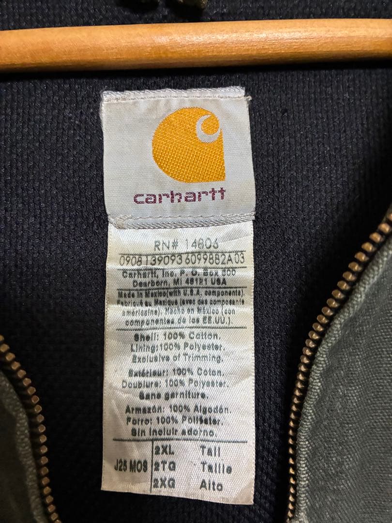 Carhartt アクティブジャケット J25 MOS 2XL TALL