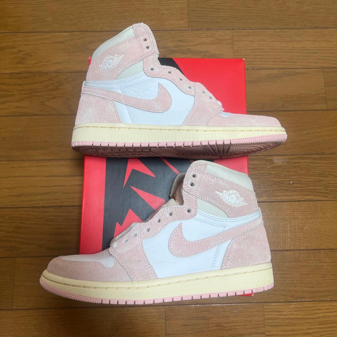 ナイキ ウィメンズ エアジョーダン1 レトロ ハイ OG ウォッシュドピンク