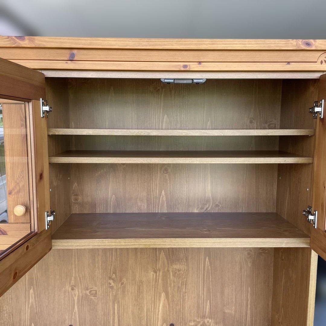 美品　今村家具工芸 食器棚 キッチンカップ