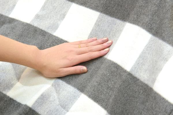 おしゃれ ふかふか かわいい 暖かい 正方形 こたつ布団 ギンガムチェックグレー