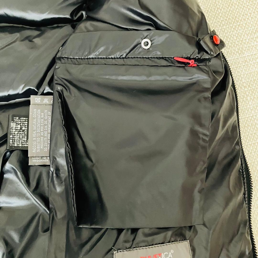 【極美品】デュベティカ ダウンベスト FEBEDUE カシミヤ ヘリンボーン L