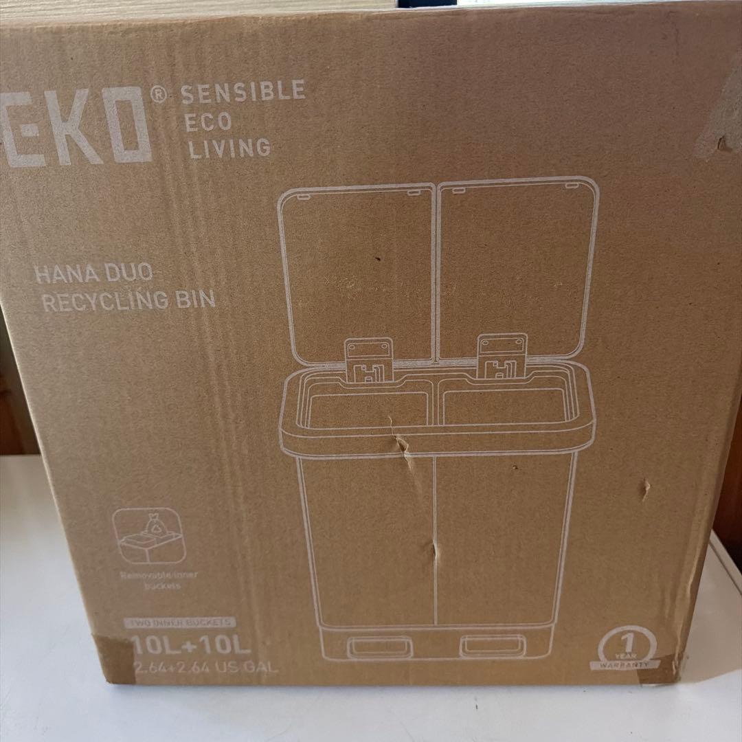 EKO ゴミ箱 ペダル式 ハナ リサイクラー Duo ステップビン