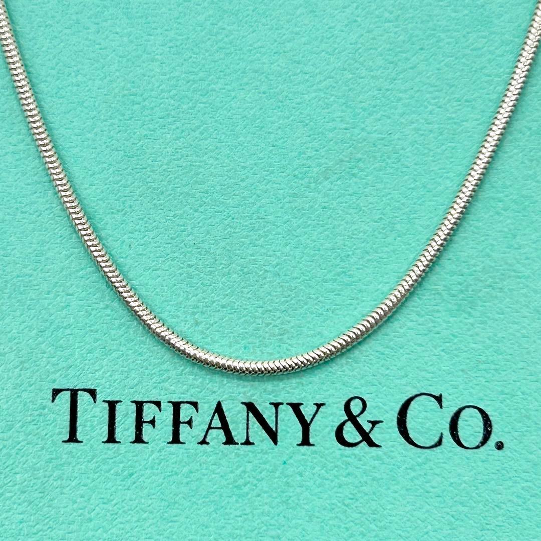 美品　ティファニー　スネーク　チェーン　ネックレス　シルバー　925 約46cm
