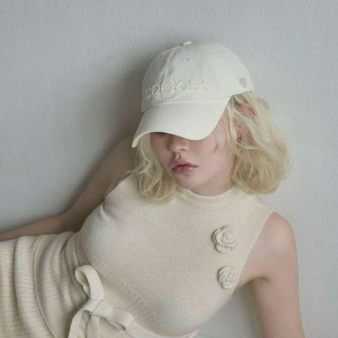 andmary ♡ Mary logo cap ivory