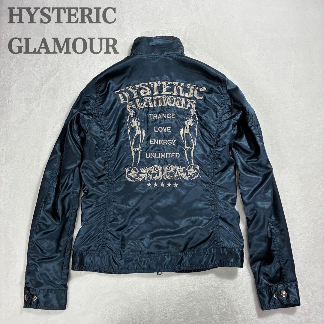 最終価格✨HYSTERIC GLAMOUR ヒスガール刺繍 ネイビー ジャケット