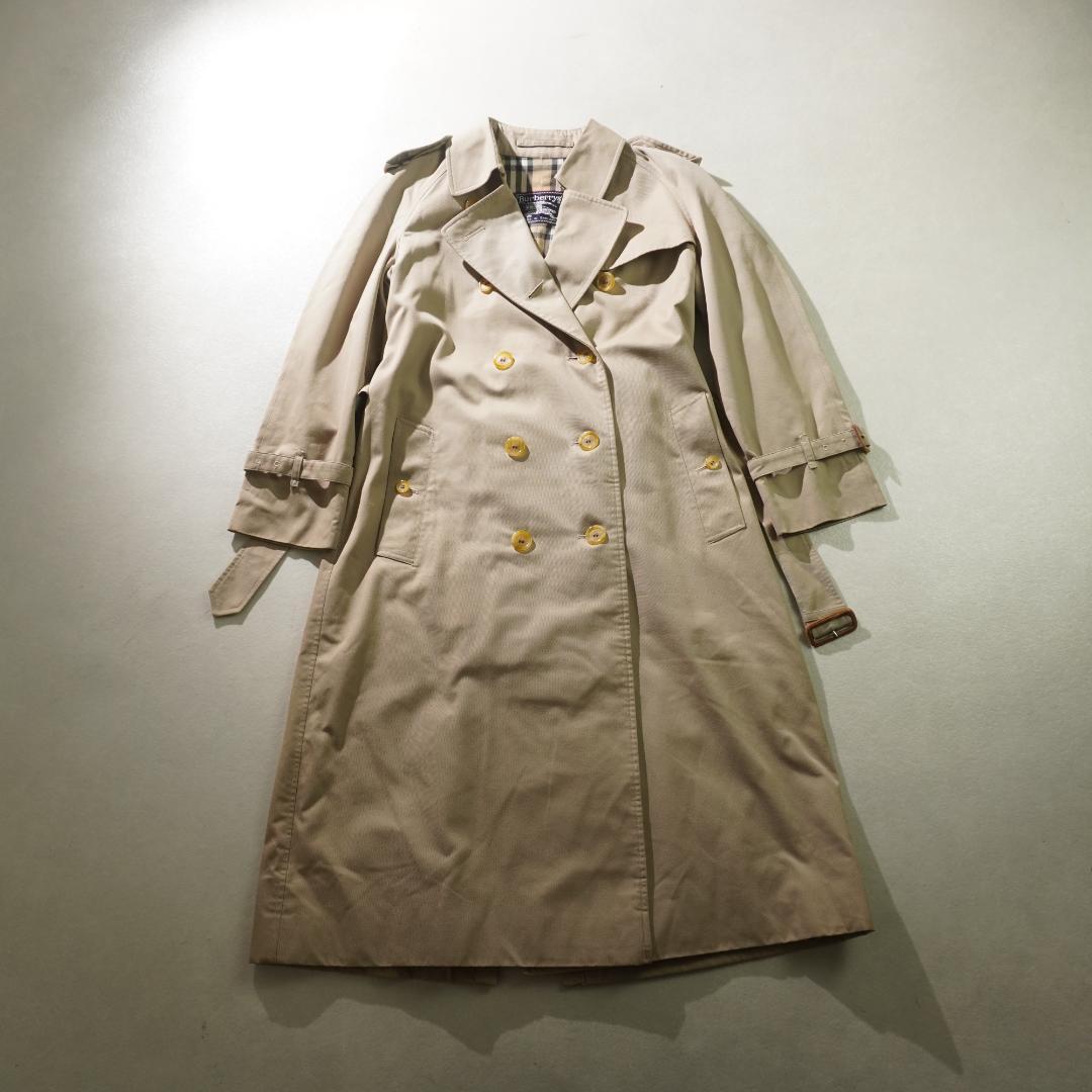 90s Burberrys トレンチコート ノバチェック ベージュ/VW548