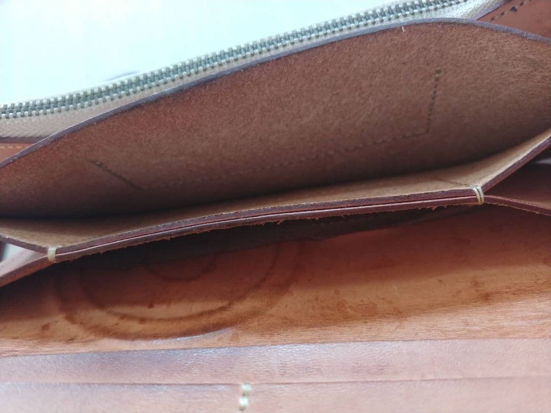 【入手困難】希少 EVISU エヴィス 長財布 ビックカモメ 赤茶　スターボタン