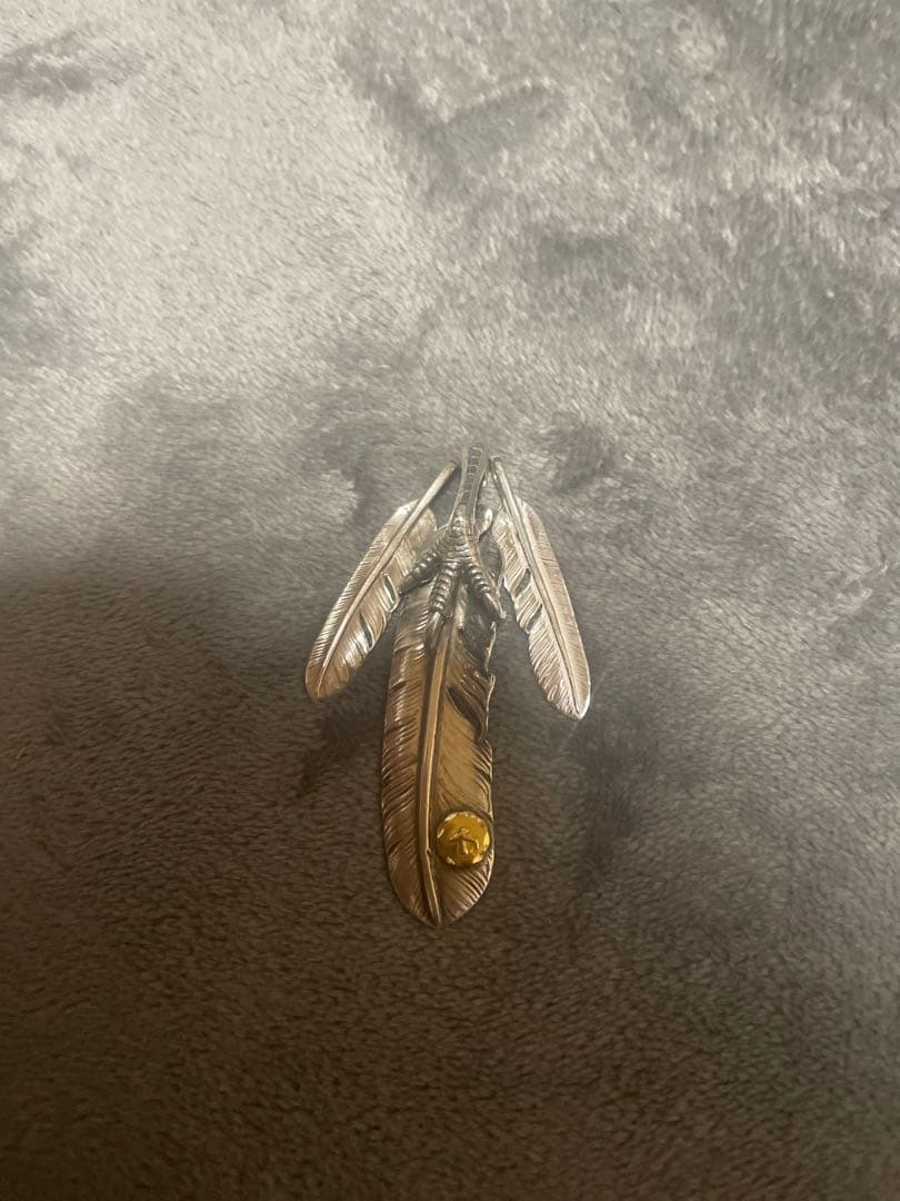 ファッションボニータ　銀爪　k18メタル　特大フェザー　大フェザーセット