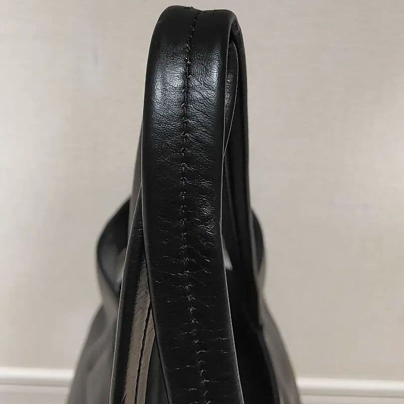 ユナイテッドアローズ　ブラック　レザートートバッグ