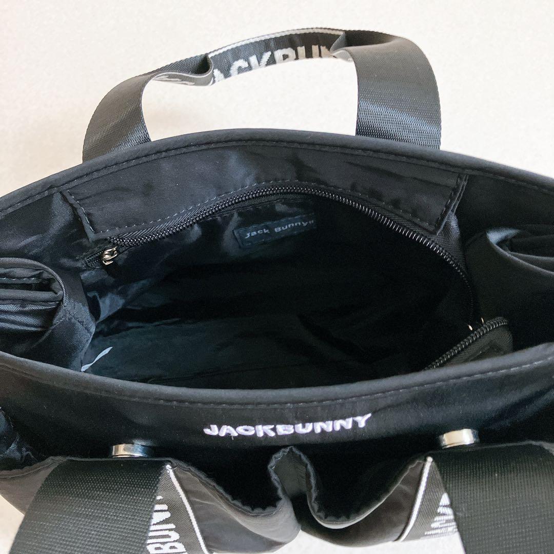 ジャックバニー　カートバッグ　ラウンドバッグ　トートバッグ　ゴルフ　黒　ロゴ