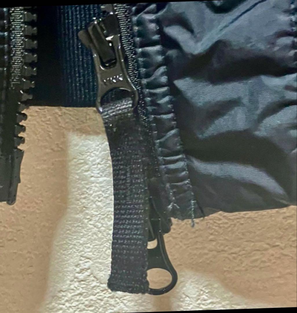 ストーンアイランド ブラック ボンバージャケット MA-1中綿アウター 黒