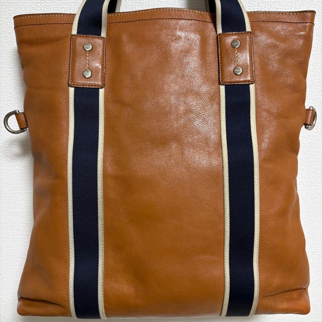 【良品】COACH コーチ ブラウン レザートートバッグ F70558