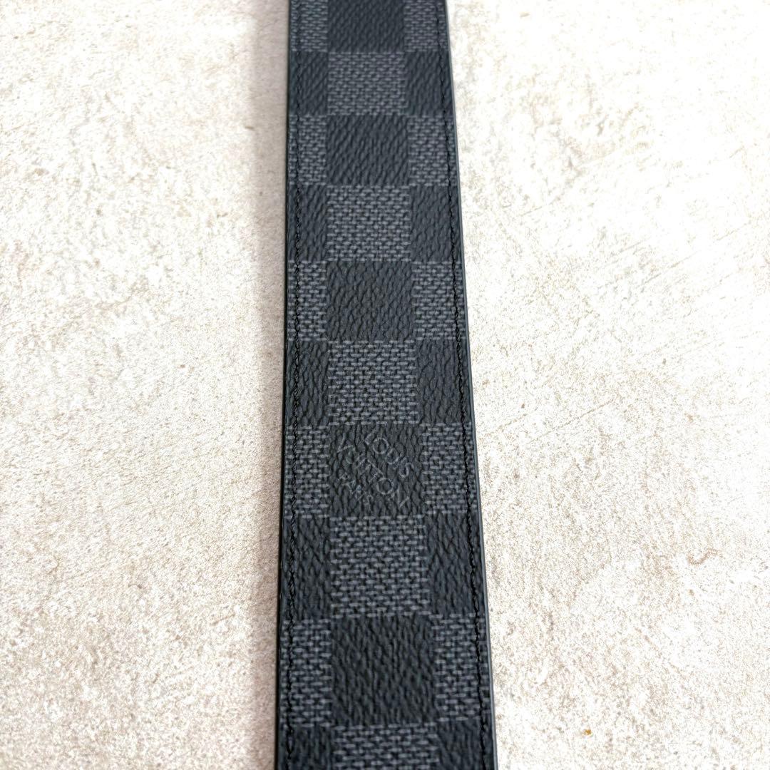 【新品未使用】ルイヴィトン ベルト M9074 ダミエ リバーシブル 110