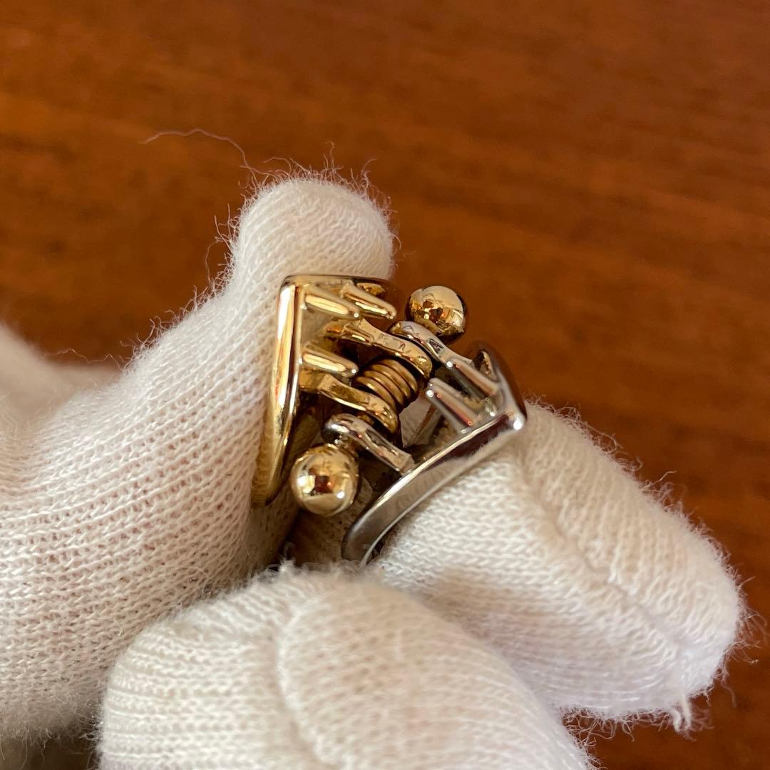 【付属品あり】MIU MIUメタル ヘアクリップ　3点セット　ロゴ　ストーン