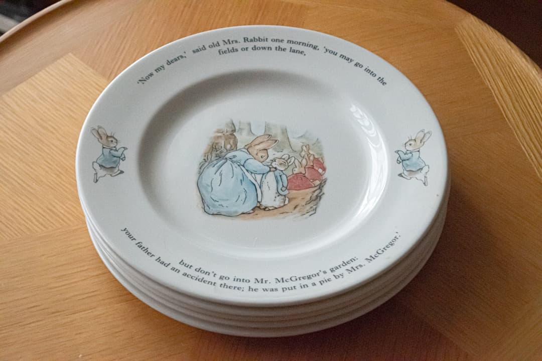 【最終値下】ウェッジウッド　ピーターラビット 25cm プレート　5枚