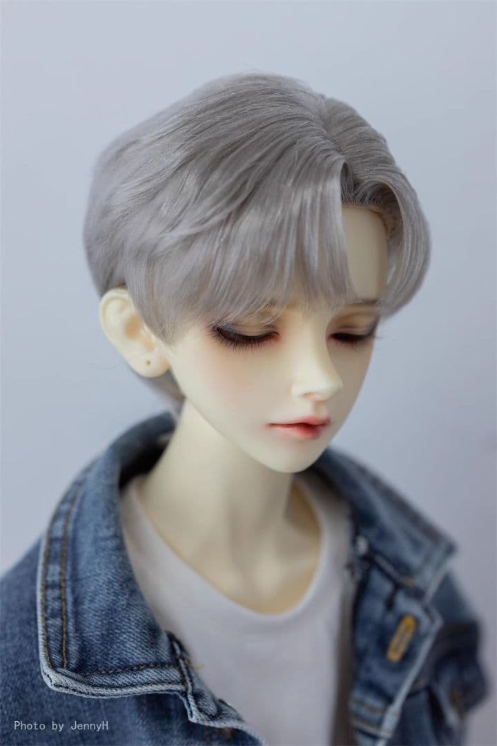 AX599 BJD 1/3 人形 ドール ウィッグ カツラ 耐熱 ハンドメイド