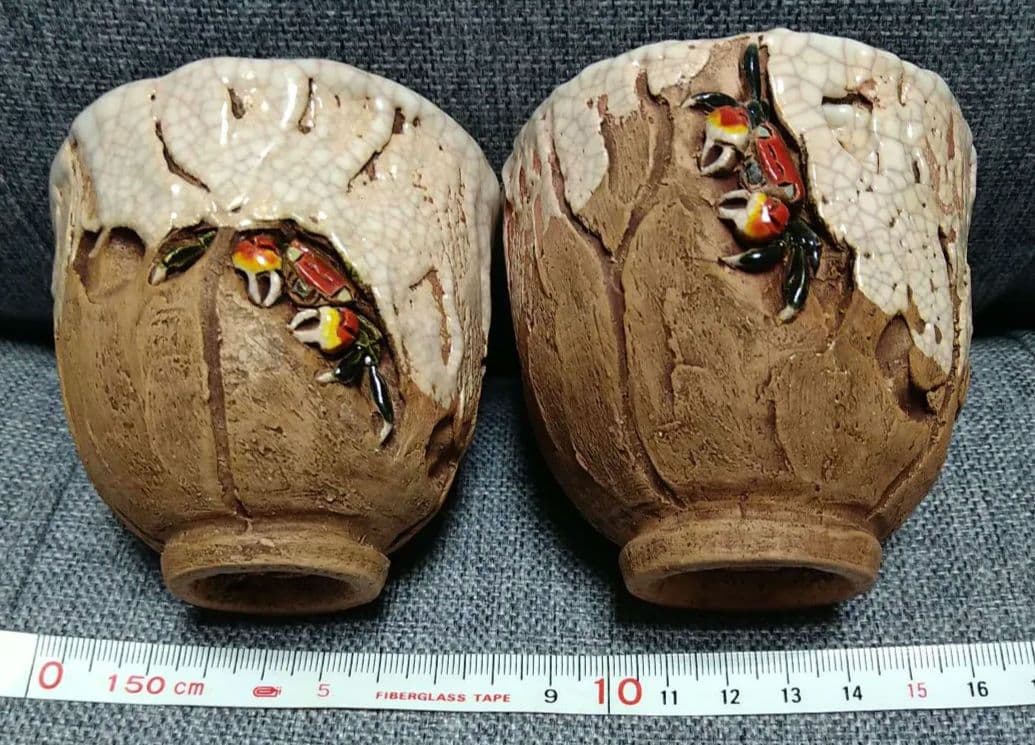 レア！楽山の天神蟹の湯呑みです(๑•̀ㅂ•́)و✧