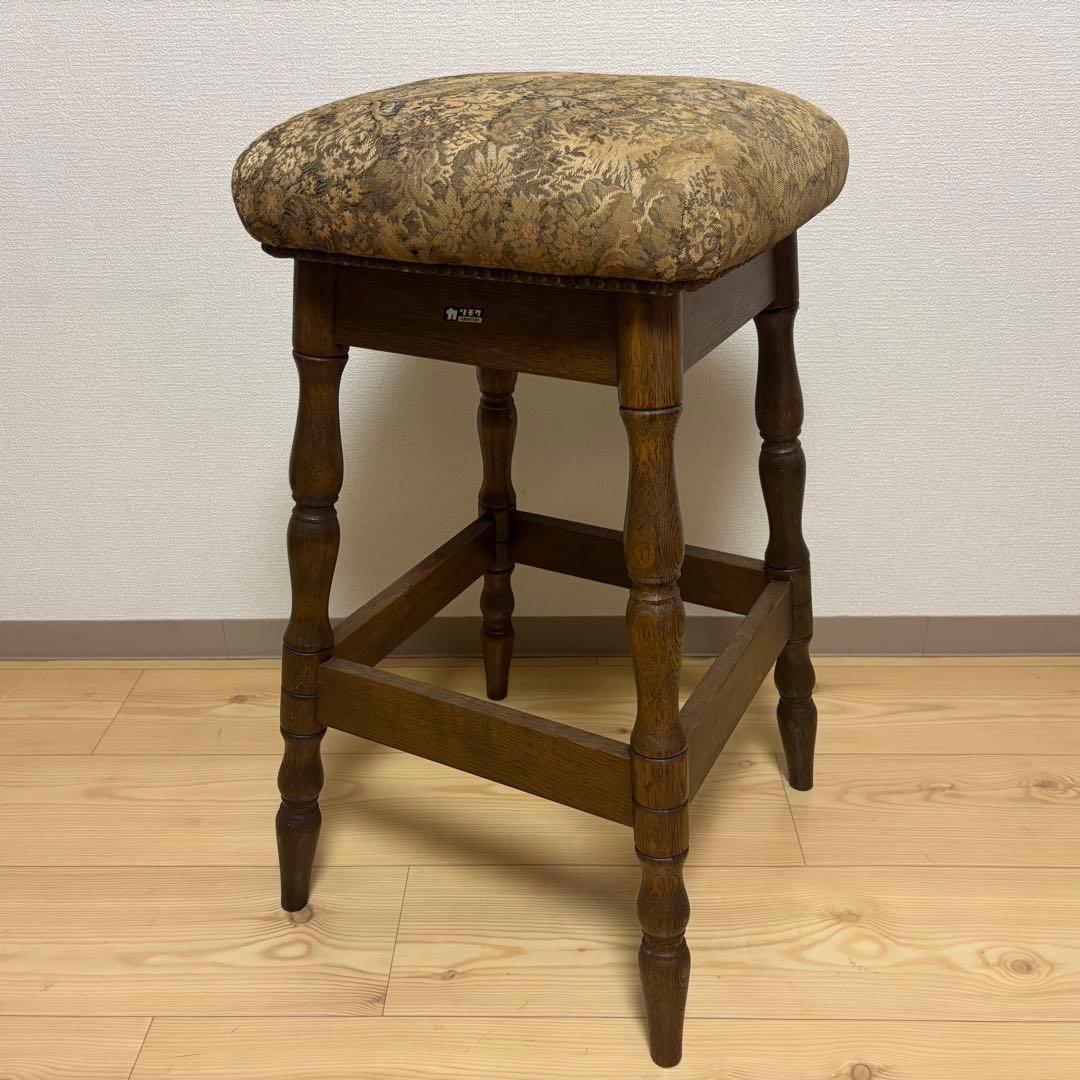 【超希少　美品】　カリモク　スツール　ビンテージ　オールドカリモク　①