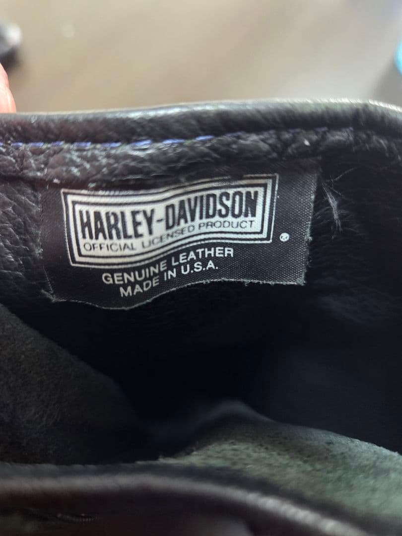 E*n様 Harley-Davidson 三つ折り レザー ウォレット チェーン