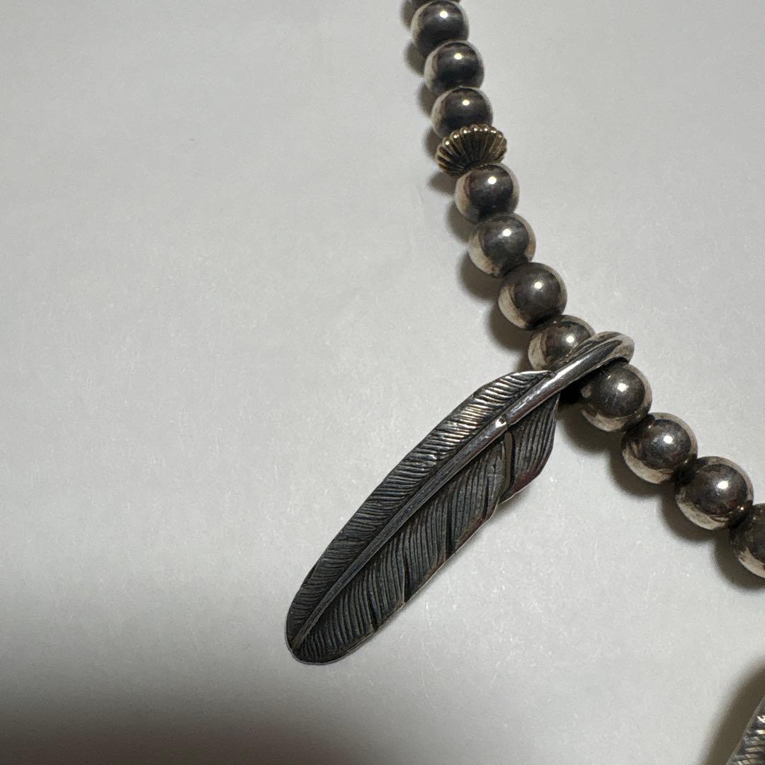 ファンタスティックマン　フェザー　ネックレス　シルバー　ゴールド