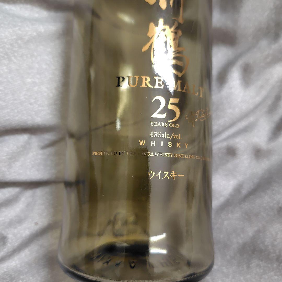 竹鶴25年 外箱＋空瓶＋ 説明書