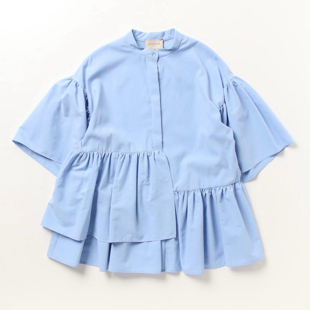 united arrows P イレギュラーペプラム ブラウス