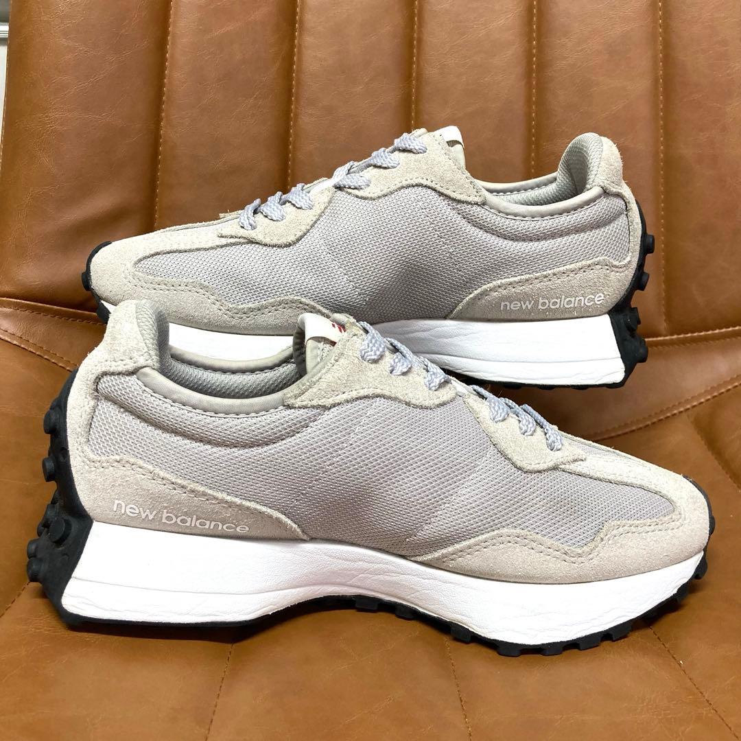 【美品】ユナイテッドアローズ別注 ニューバランス 327 グレー 23.5cm