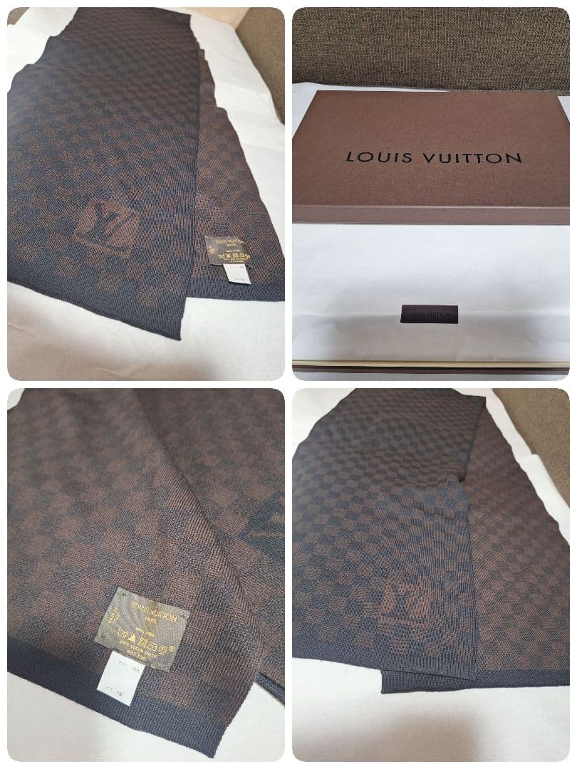 新品未使用　LOUIS VUITTON ダミエマフラー
