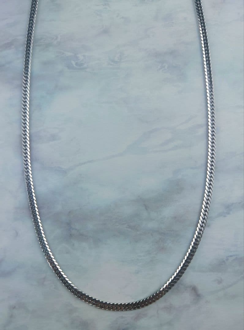 Pt喜平6面ダブルネックレス 喜平ネックレスプラチナ PtネックレスPtチェーン