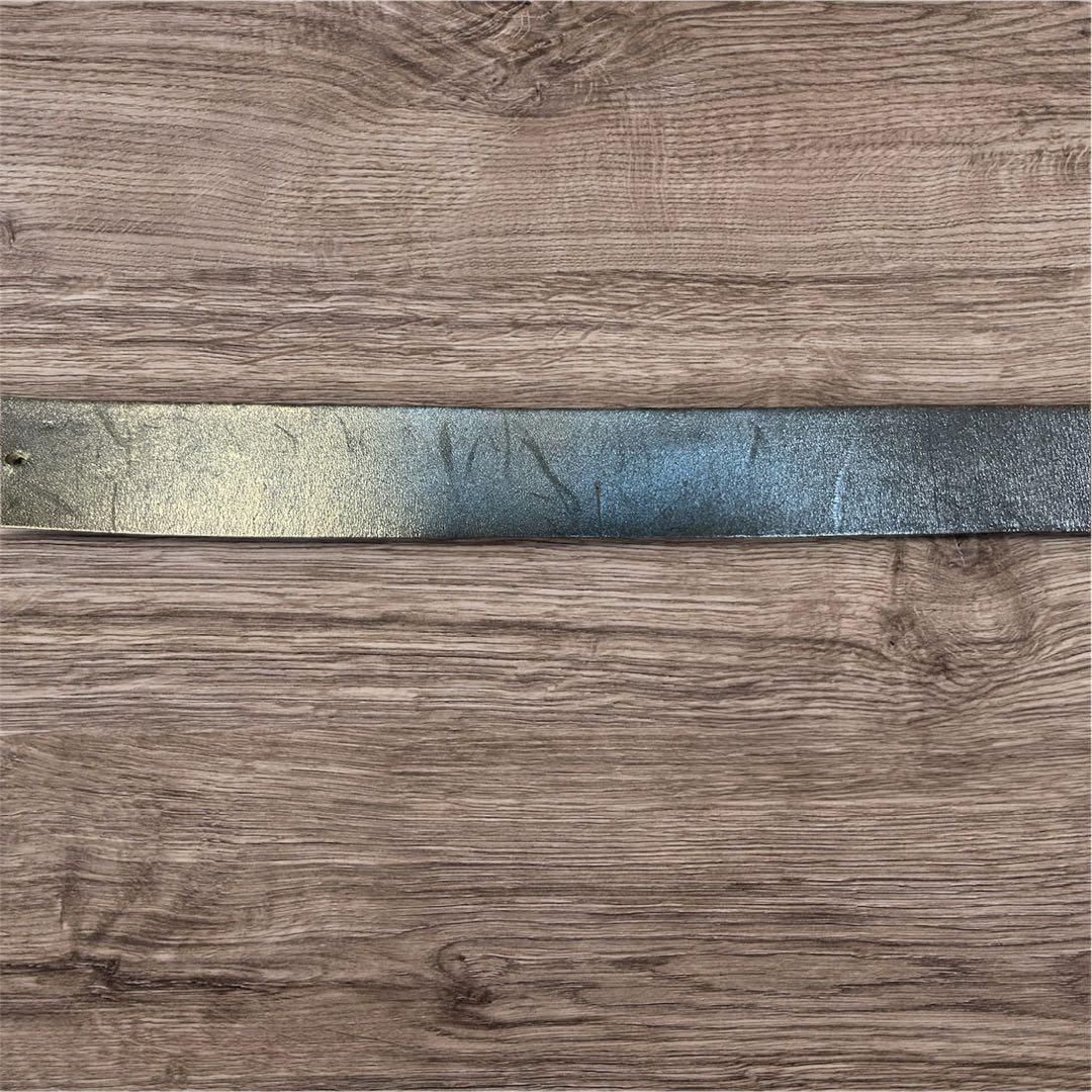 D&G ブラック ベルト ロゴバックル