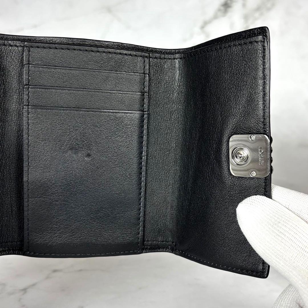 ロエベ　アナグラム　トライフォールドウォレット　三つ折り 財布