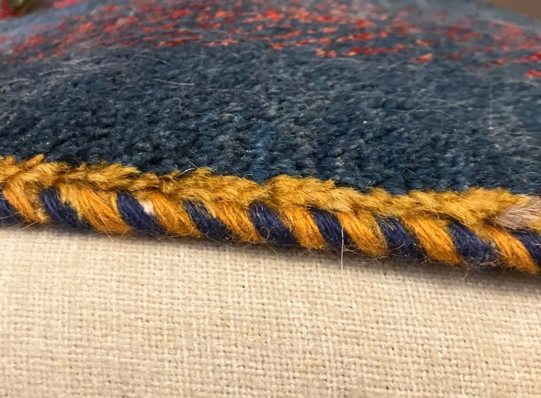 ギャッベ　シラーズ産 　手織り　ウール　ラグ　40×50cm 生命の樹