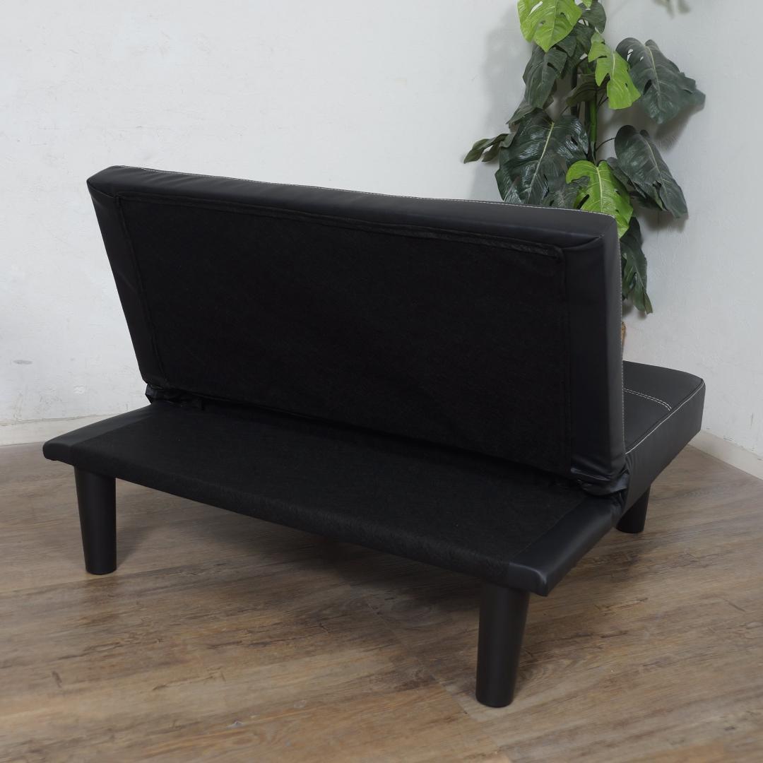 【新品】レザー張り リクライニングソファ　シンプル スタイリッシュ　アウトレット