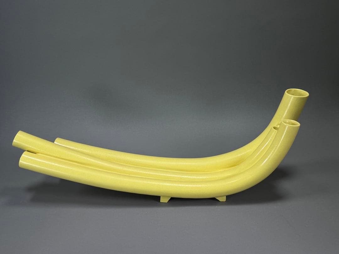 池坊　いけばな　古流　草月流　陶器　造形　花器　陶芸　直径72cm 華道具