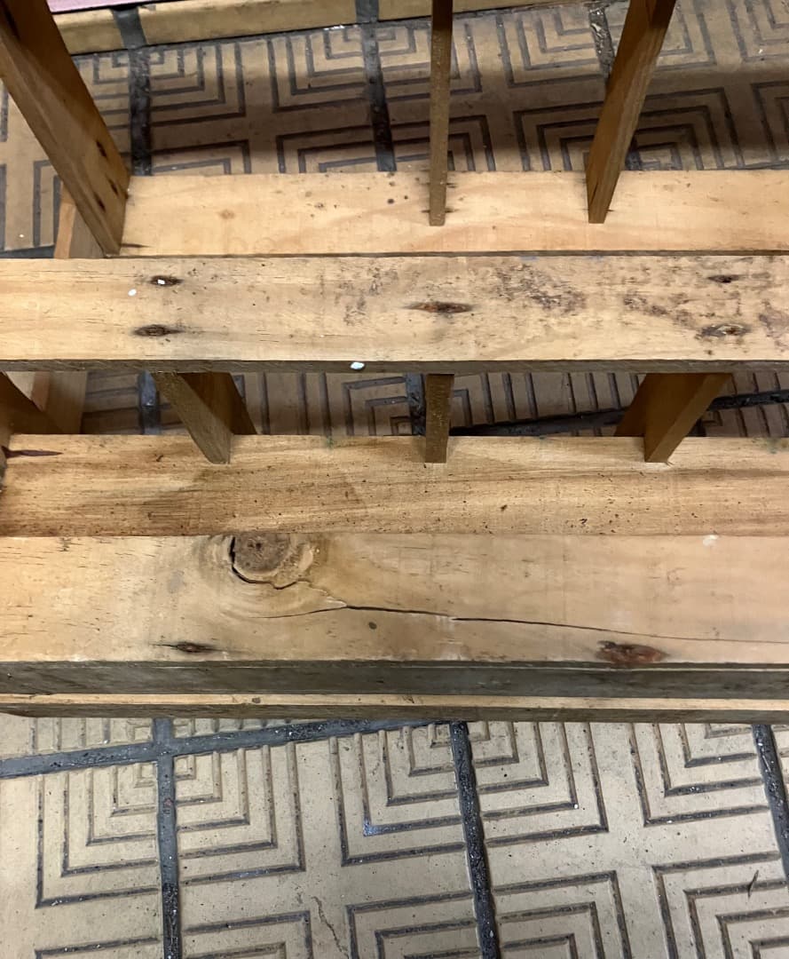 美品　一升瓶ケース 椅子 ビールケース 木箱 ４個　ビンテージ インテリア