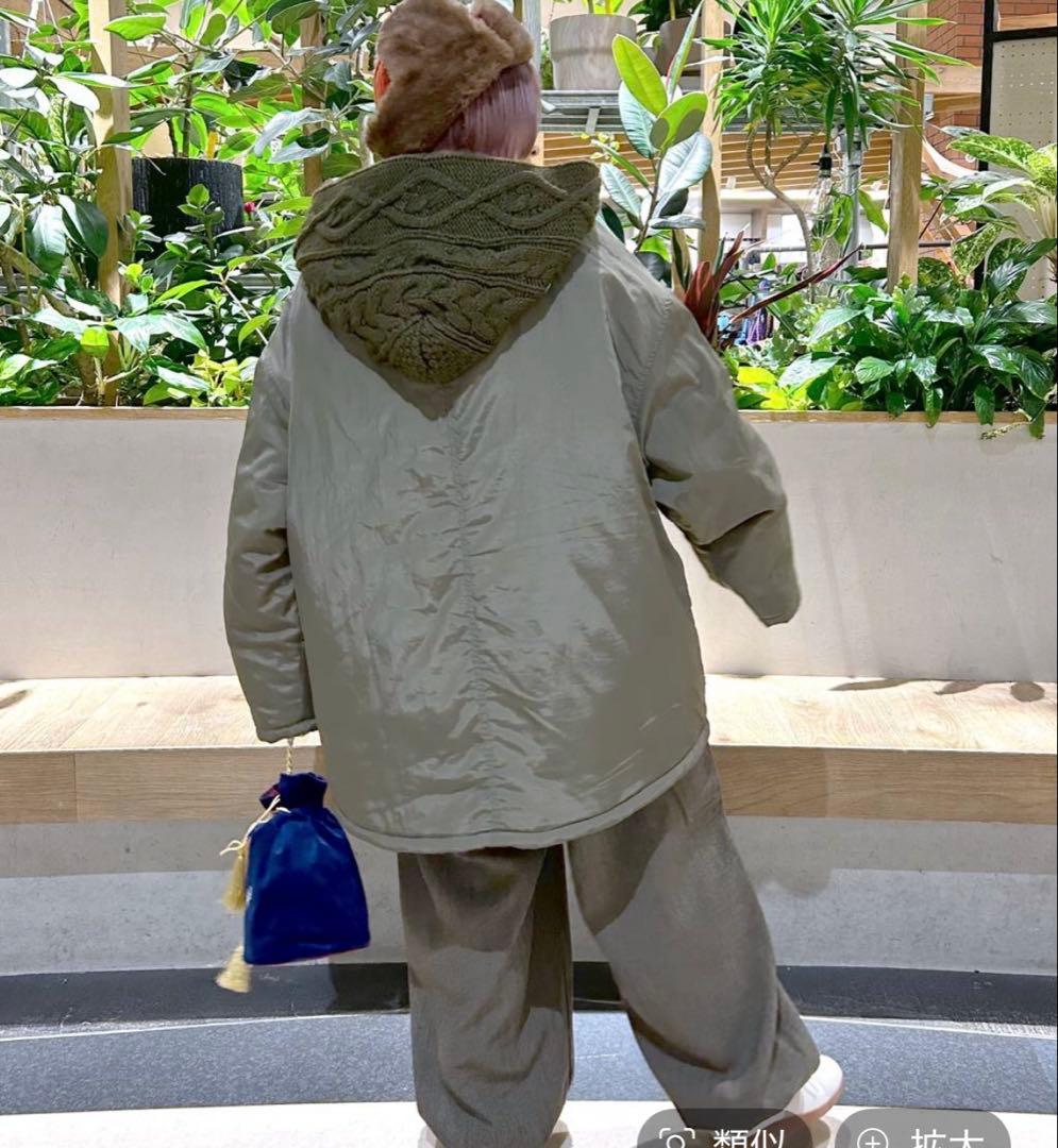 niko and ... アイボリー ダッフルコート Lサイズ