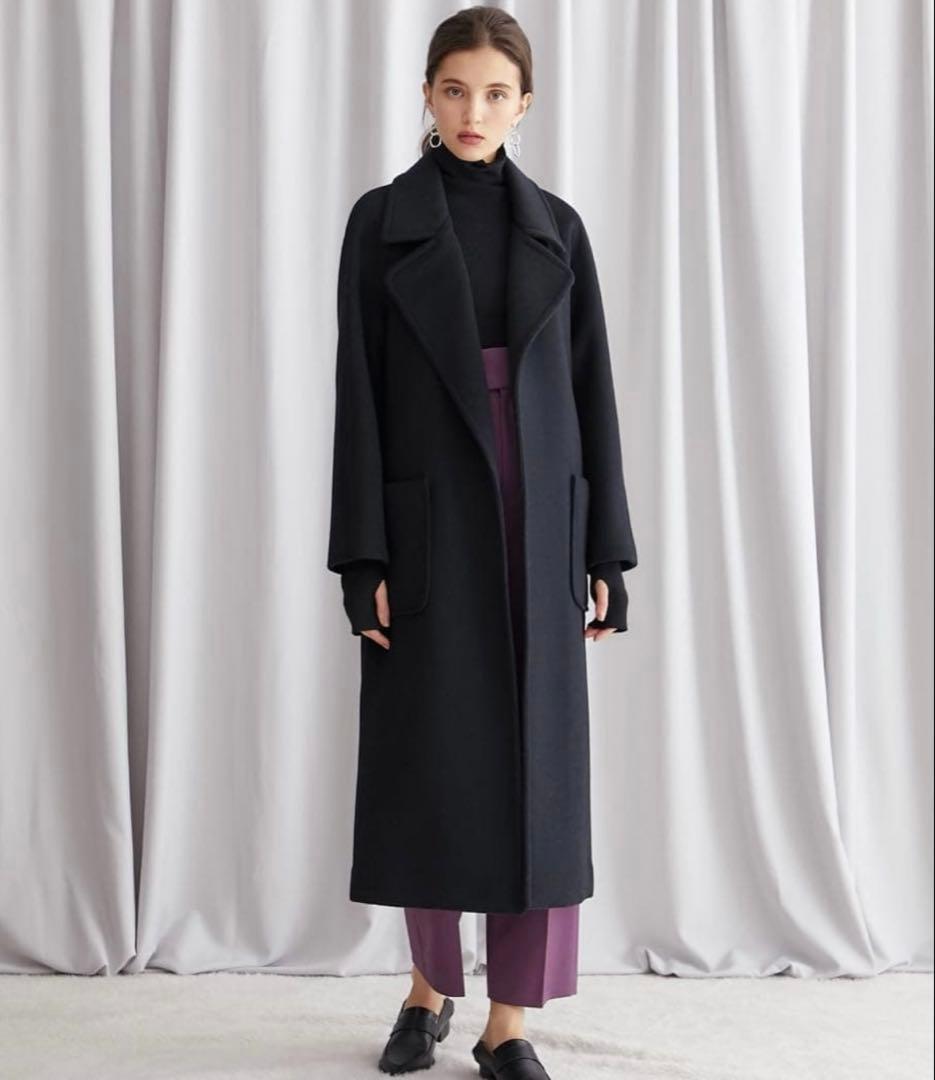 STUDIOUS ウールビックカラーコート