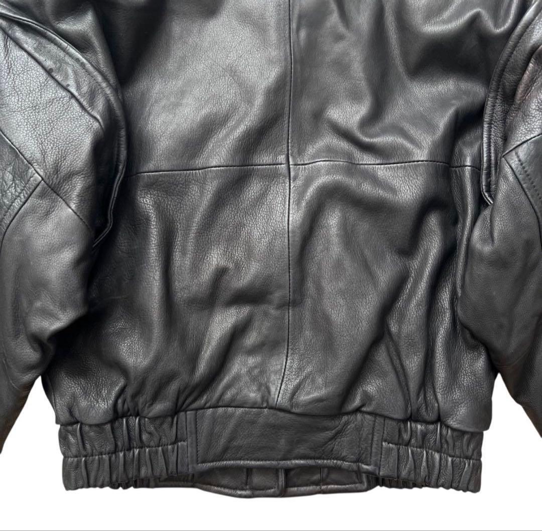 Robert Comstock　鹿革　短丈　レザー　ボンバージャケット　S